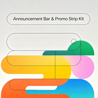 Announcement Bar & Promo Strip Kit