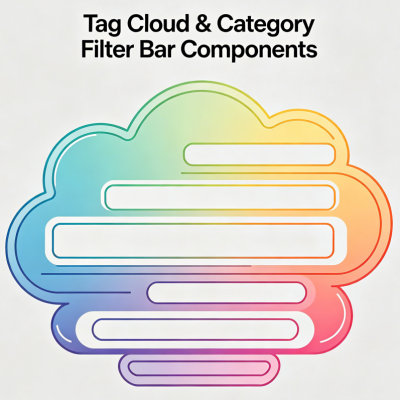 Tag Cloud & Category Filter Bar Components