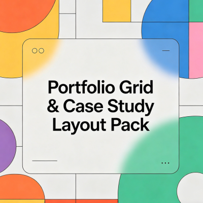 Portfolio Grid & Case Study Layout Pack