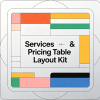 Services & Pricing Table Layout Kit