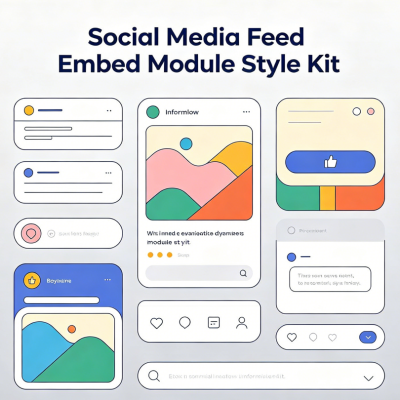 Social Media Feed Embed Module Style Kit